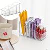 Romote Control Holder with 4 Compartments Clear Romote Holder Home Decor Kitchen Acccessories Make Up Orangizer