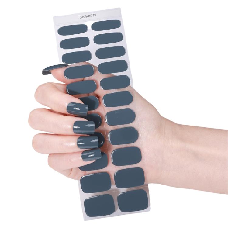 

22Pcs Gel Nail Wraps Kit Full Cover Gel Nail Stickers No UV Lamp Required Suitable for Everyday Wear and Special Event