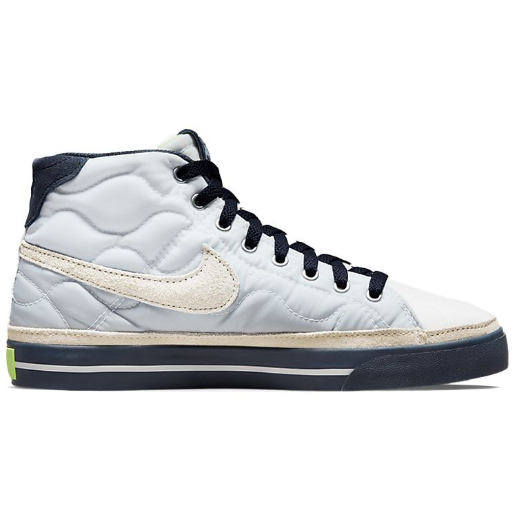 Nike Court Legacy Mid Non-Slip Durable High-Top Skate Shoes Women Sneakers Blue White DO2340-914