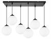 CEILING HANGING LAMP STRIP BALL BLACK LED 15cm