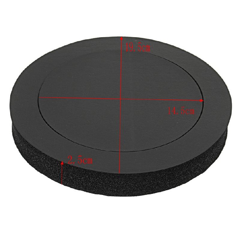 4 Pcs 6.5" Car Audio Speaker Ring Sound Insulation Soundproof Cotton