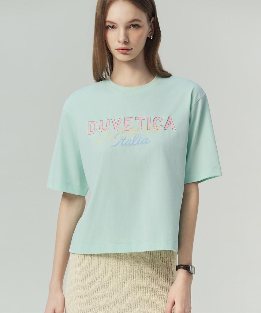 DUVETICA Prati (Light Mint) (Women'S Short Sleeve T-Shirt)