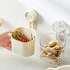 Multifunctional Adhesive Bin For Shower And Kitchen Storage Securely Holds Items Without Drilling Modern Simple Style