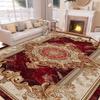 Europese Stijl Luxe Koninklijk Rood Woonkamer Tapijt Volledige Dekking Decoratie Huisbank Antislip Kleed Slaapkamer Wasbare Vloermat