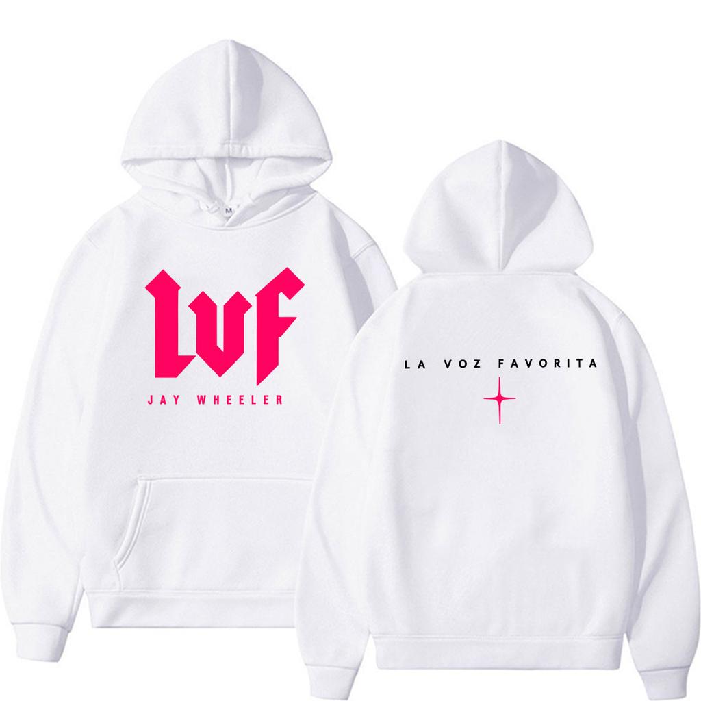 Unisex Woman'sRapper Jay Wheeler La Voz Favorita Tour New Album Hoodies Men's Harajuku Hip Hop Streetwear Sweatshirt Casual High Quality Hoody