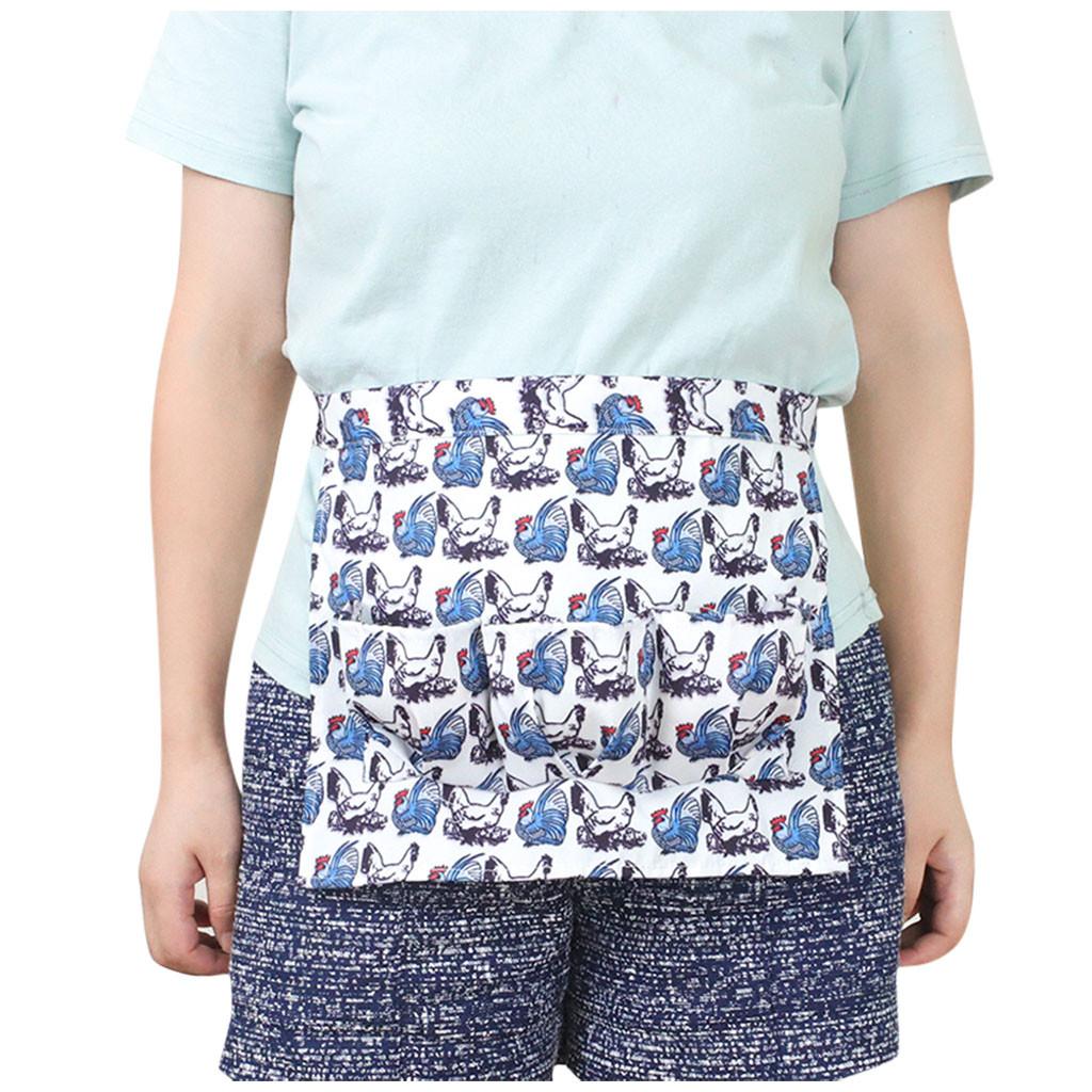 Eggs Collecting Gathering Holding Apron for Housewife Kitchen Home Workwear
