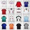 Maillot de Football Rétro Hommes Femmes Manches Courtes Chemise de Football Uniforme Vintage Équipe Nationale Club Vêtement de Sport