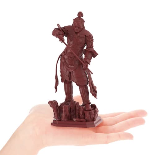 Kaiyodo ARTPLA Four Heavenly Kings Statue, Zochoten, Approx. 160mm Tall, Non-Scale, Unpainted, Unassembled Plastic Model Kit AP011