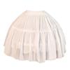 Sottogonna Crinolina Stile Principessa per Bambina Struttura con Cerchi in Acciaio Lunghezza 45 cm Sottoveste in Poliestere per Costumi Occasioni Speciali