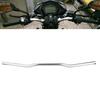 22mm Diameter Aluminum Alloy Retro Motorcycle Modified Handlebar Flat (Matte Black)