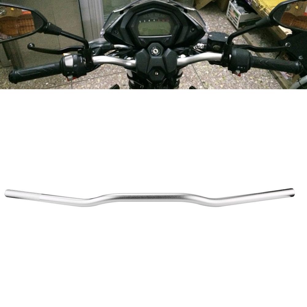 22mm Diameter Aluminum Alloy Retro Motorcycle Modified Handlebar Flat (Matte Black)