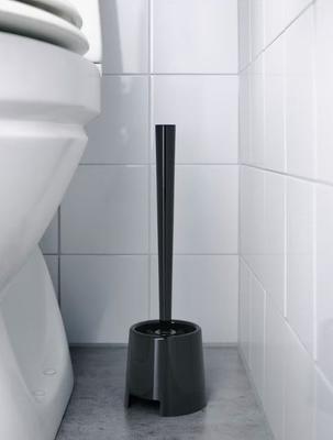 High-quality, Thickened Plastic Toilet Brush Long Handle, No Drilling Required, Heightened Brush With Base.