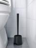 High-quality, Thickened Plastic Toilet Brush Long Handle, No Drilling Required, Heightened Brush With Base.