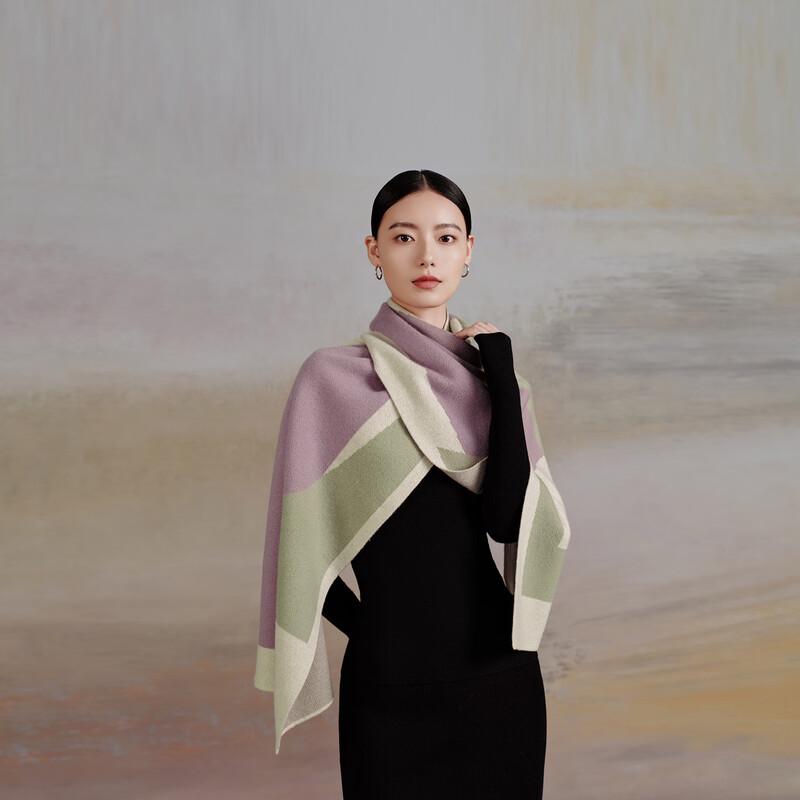 WENSLI Women's Pure Wool Winter Scarf & Shawl