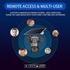 4G Solar WiFi Three-Lens Surveillance Camera with Remote Access