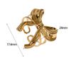 Vintage Stainless Steel Bow Ring Light Luxury Elegant Opening Finger Jewelry Ring For Women Wedding Gift