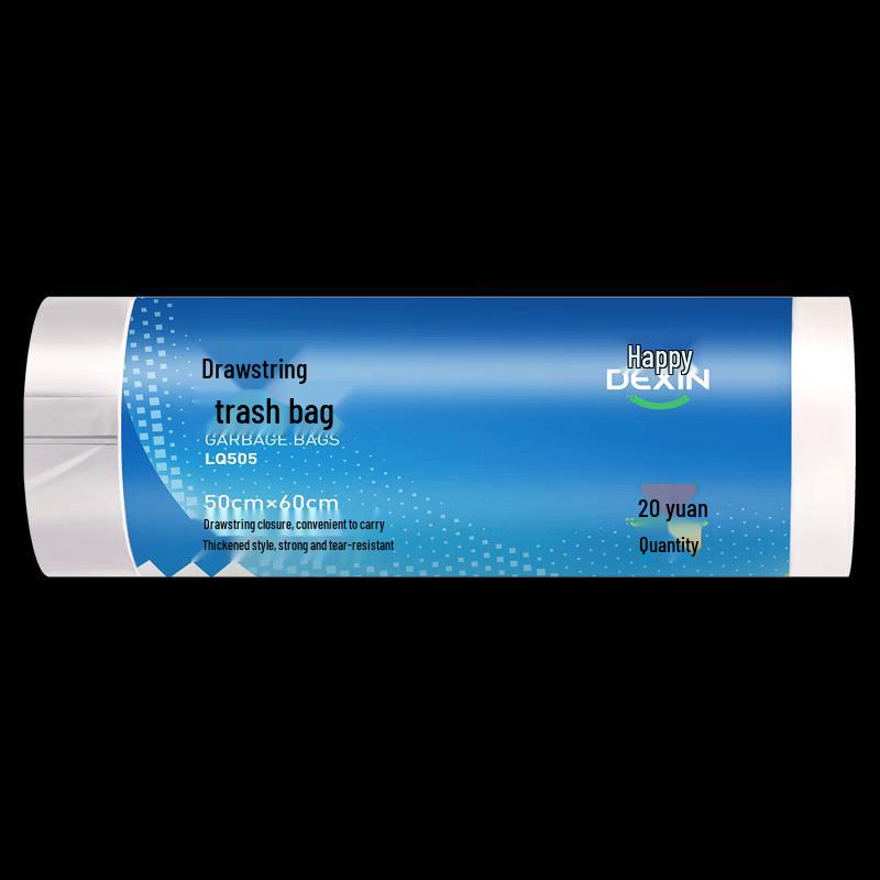Deli White Drawstring Trash Bags