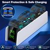 For PS5 Controller Charger DualSense Charging Station Dual Charging Dock Charger Stand for PlayStation5 Wireless Game Controller