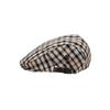 Daks Brown Check Cotton Hunting Cap Dbhe4el01w2