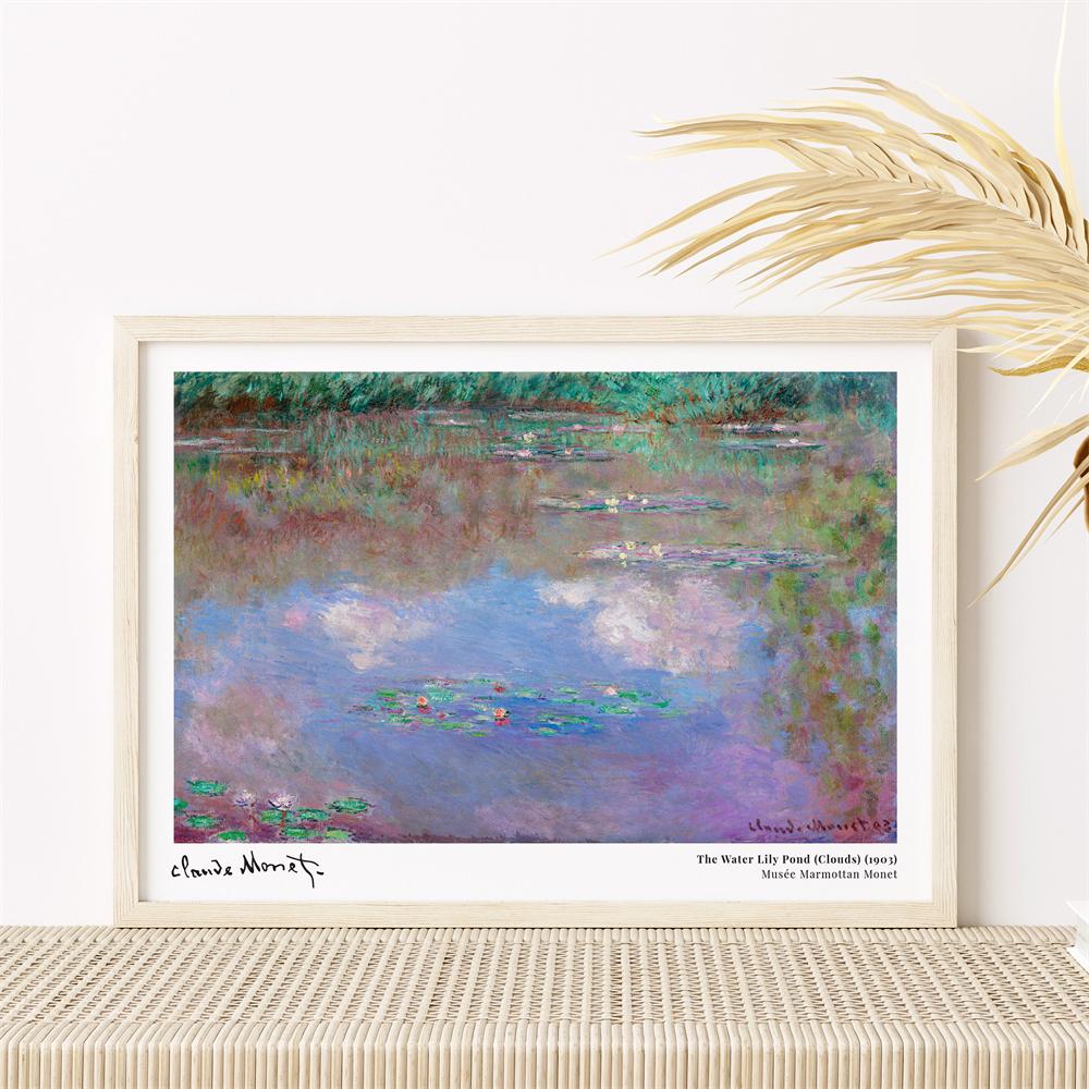 Monet Snow at Argenteuil Landscape Vintage Poster Art Print Claude Monet Print Monet Artist s Garden in Argenteuil  Canvas Print 21X30CMNo Framed