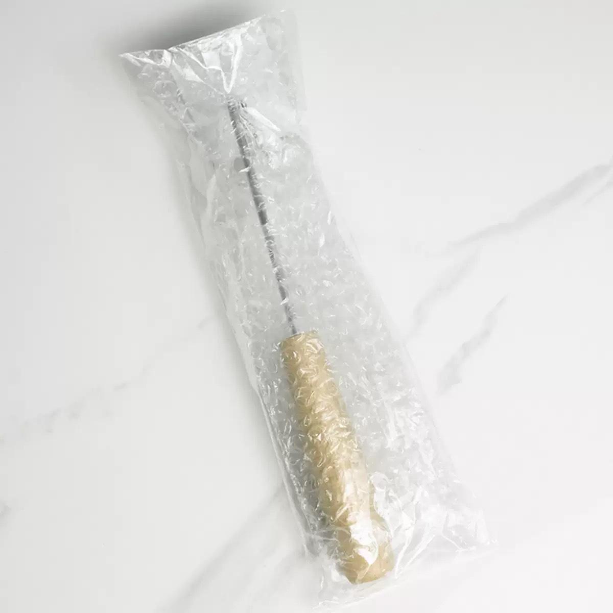 Beechwood Handle Stainless Steel Corn Peeler and Separator