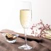 Toyo Sasaki Glass Legato "Beautiful Legs" Champagne Glasses, 165ml Flute Champagne, Set of 6, Made in Japan, Dishwasher Safe, Break-Resistant, Champag