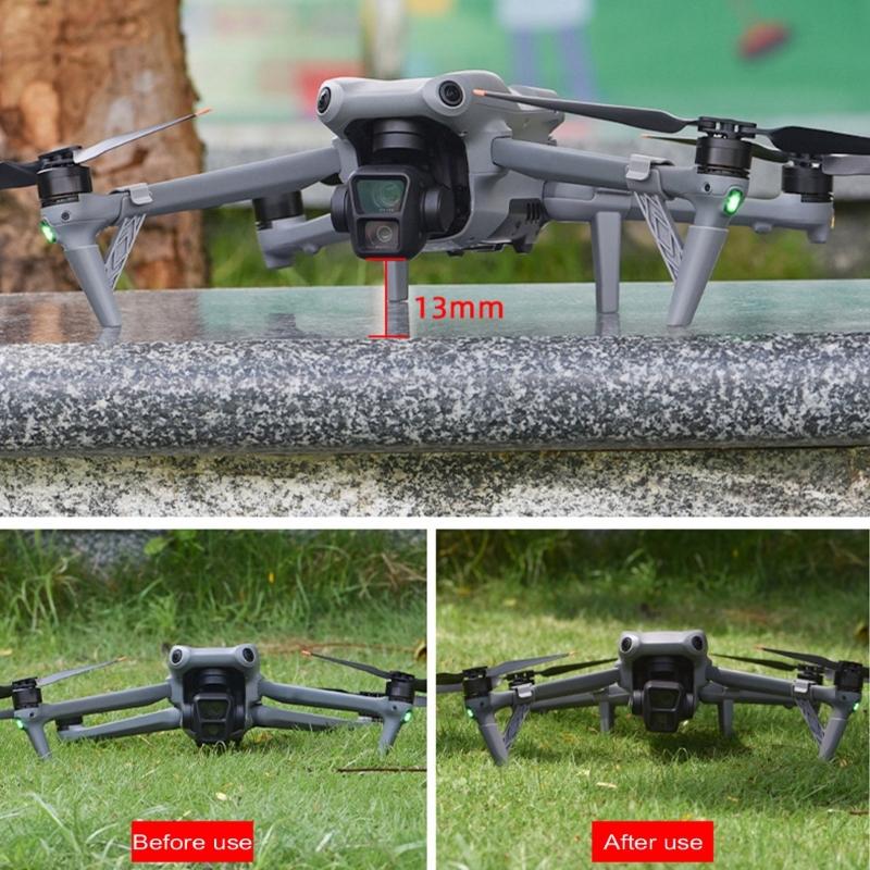 Foldable Landing Gear Leg for Air 3 Drones Accessories Quick Release Height Extender Protector Holder Chassis Replacement