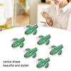 6pcs Beautiful Embroidered Prickly Pear Patches Prickly Pear Shape Sew On Patches  Bags