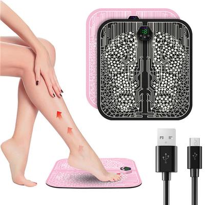 Intelligent Foot Massage Pad, Foot Massage Pulse, Foot Massager EMS Leg and Foot Therapy Machine, Massage Foot Pad