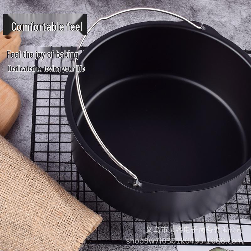 Universal Non-Stick High-Temperature Cake Mold for Air Fryers (6-8 Inch)