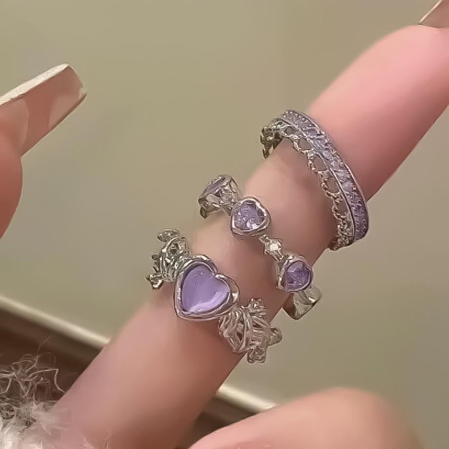 22-Piece Butterfly & Love Multi-Joint Ring Set