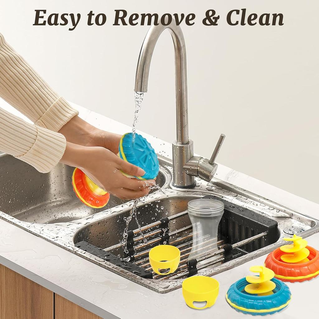 MateeyLife Treat Dispensing Dog Toys - Interactive Dog Enrichment Puzzles for Large & Small Dogs, Mental Stimulating Chew-Resistant Toys to Keep Pets