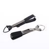 Multi-Function 4 In 1 Fishing Pliers Portable Tie Nail Clipper Hook Sharpener Clear Eye Tool for Freshwater Saltwater Fishing