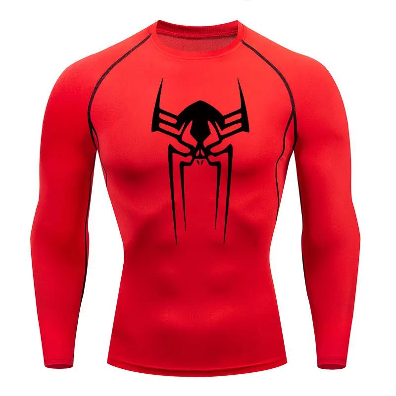 Fitness Man T-shirt Compression Men Four Seasons Vacation Casual Adult  Short Sleeve Spider  Fashion Print  Multi-color Trend