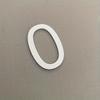 1pc Modern Black Self-Adhesive Acrylic House Number 7 - Easy Install, No Battery Required, Plastic Surface Mount Address Sign for Home