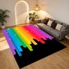 Rainbow Drips Living Room Nonslip Area Rug Soft Carpet For Bedroom Game Playroom Sofa Office Home Decor Doormat Christmas Gift C926417