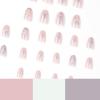 Silver Star Spot Wearable Short Nails - Nail Art Tips