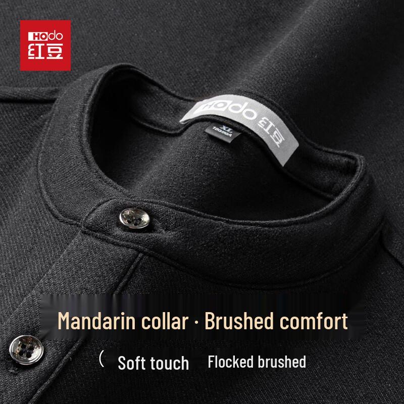 Hodo Men s Brushed Henley Long Sleeve T-Shirt 2XL