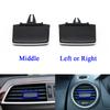 For Mercedes Benz C Class W204 C300 Car Front Air Vent Middle Left Right AC Vent Grille Tab Clip Slider 2011 2012 2013 2014