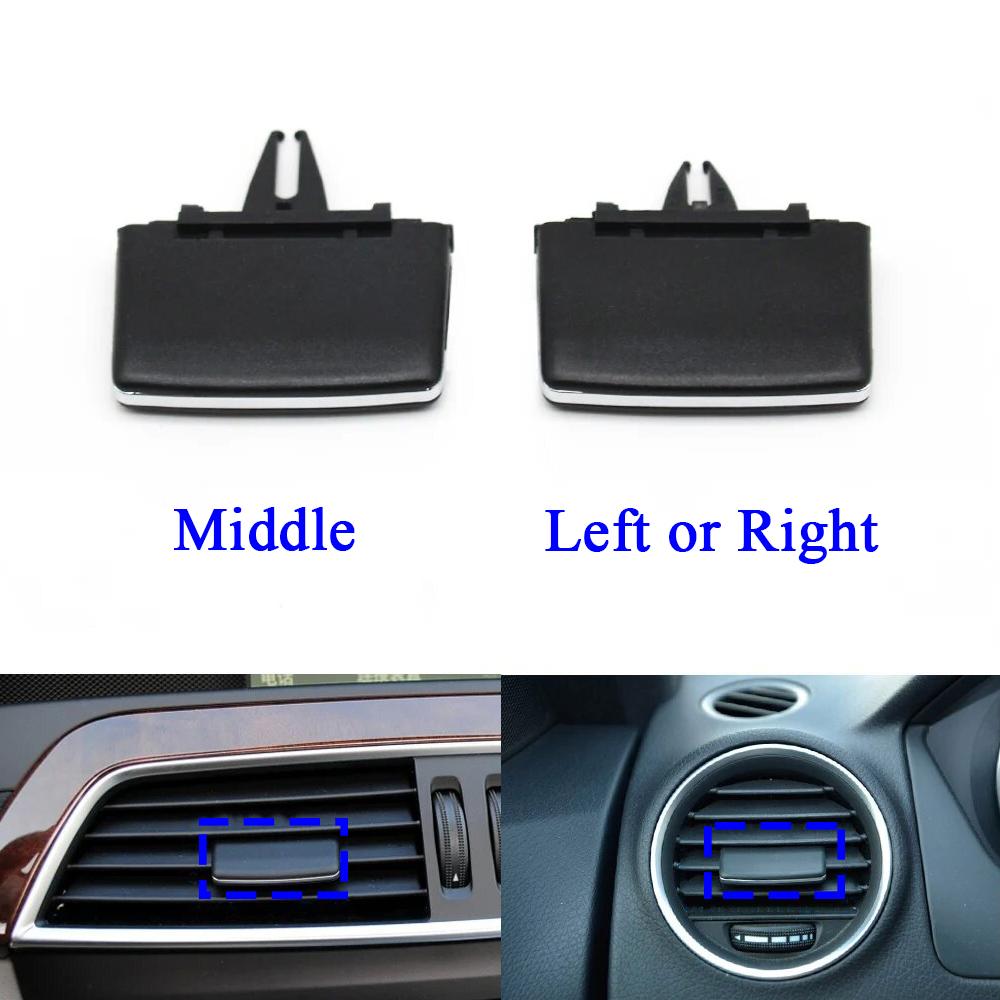 For Mercedes Benz C Class W204 C300 Car Front Air Vent Middle Left Right AC Vent Grille Tab Clip Slider 2011 2012 2013 2014