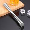 BJ Stainless Steel Ice Crusher Hammer, Ice Breaker, Juicer Stick, Shaker Cup Muddler, Lemon Tea Tool, Ice Crusher Hammer, 26cm Long Versio