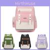 Stylish Large Capacity Backpack For Middle School High School And College Students In Green Black Purple Pink And Dark Blue
