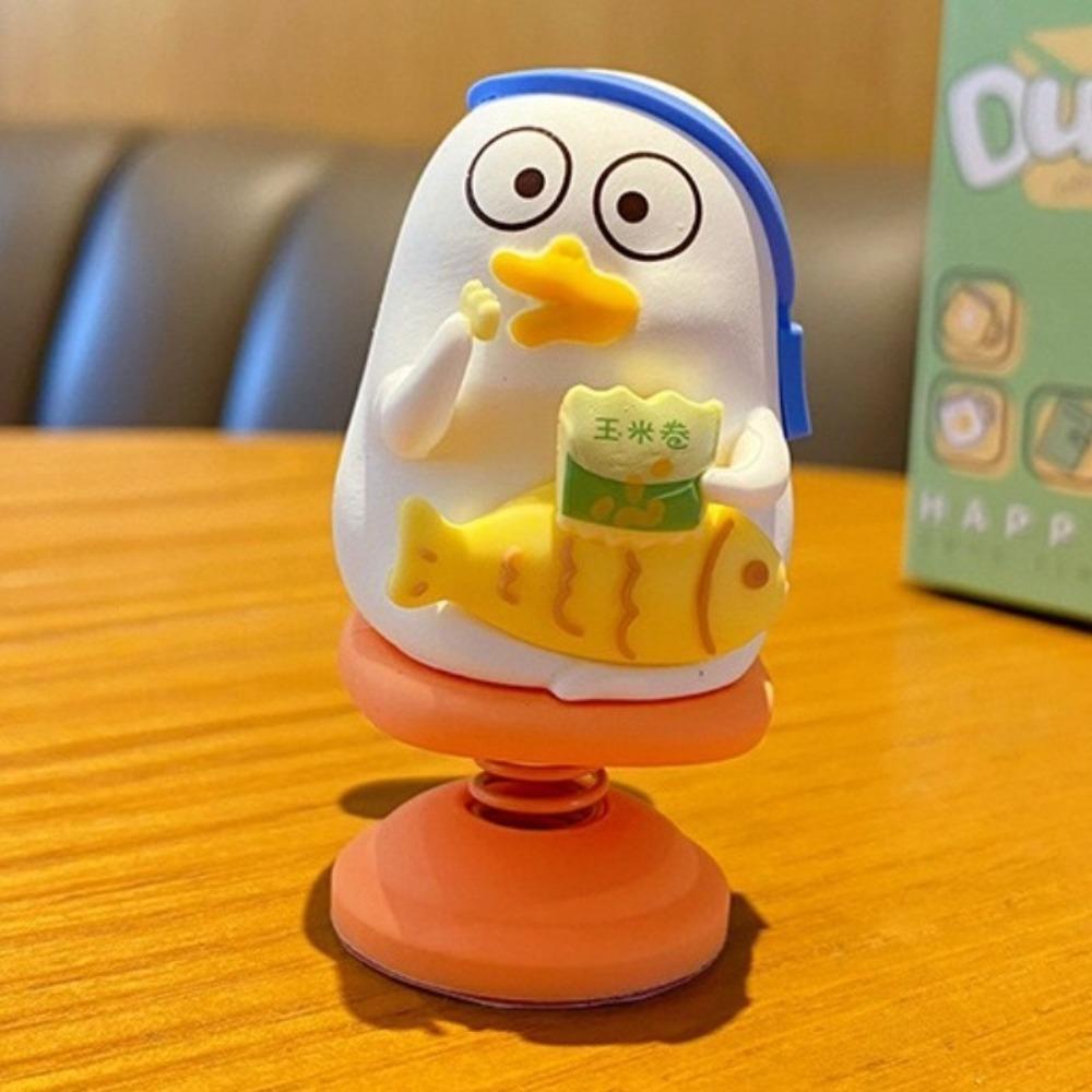 Funny Little Liu Duck Car Decoration Collection Car Bobblehead Figure  Office Desk