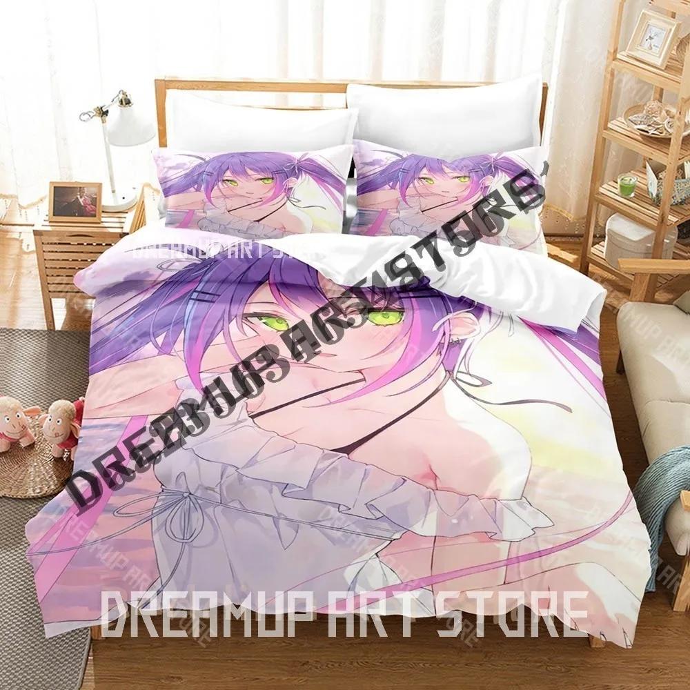 3D Print Tokoyami Towa Bedding Set Single Twin Full Queen King Size Bed Set Adult Bedroom Duvetcover Sets Anime Bed Sheet Set