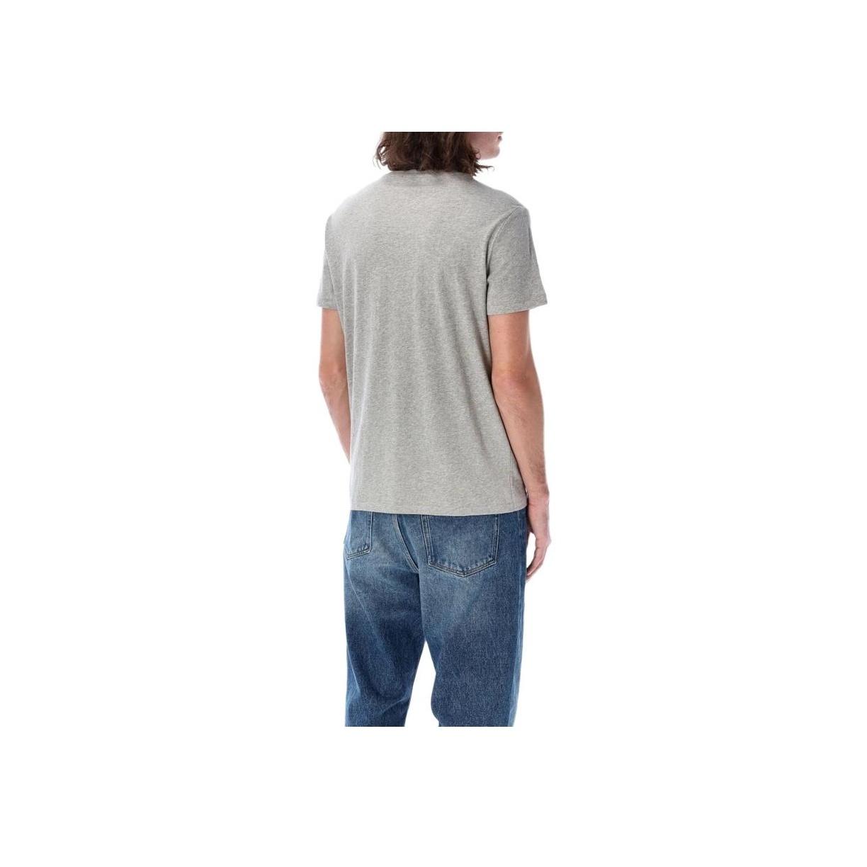 

Polo Ralph Lauren Футболка с принтом, круглым вырезом и коротким рукавом, с буквенным принтом, мужская, топы, серый 710973137-002 XL