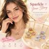Heart Shaped Pendant Necklace Adjustable Choker Necklace Durable Collarbone Chain  Daily Wear