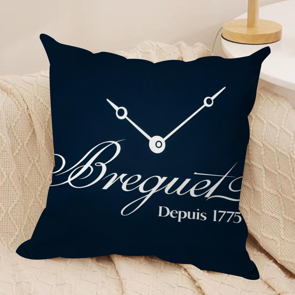 Luxury BBreguets Cushion Cover Pillowcase Ultra Soft Skin Friendly Fabric Cloud Like Comfort  Concealed Zipper