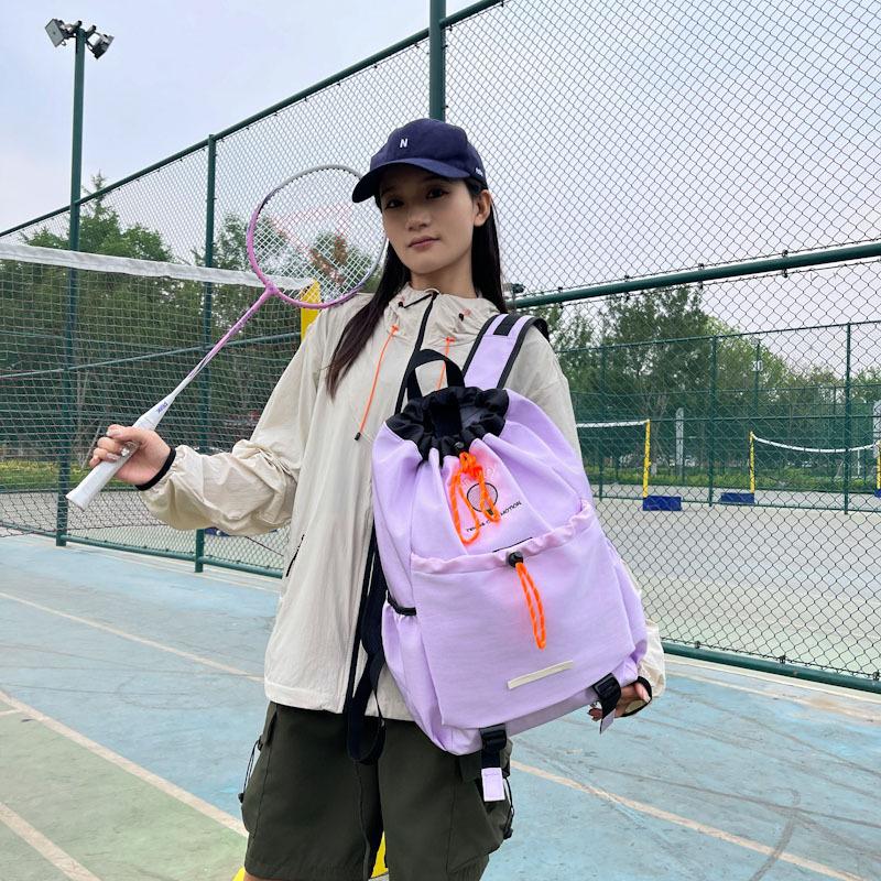 Schoolbag Lightweight Sports Large Capacity Double Shoulder School Bag College Student Export Badminton School Bag Men's and Women's Tennis Racket