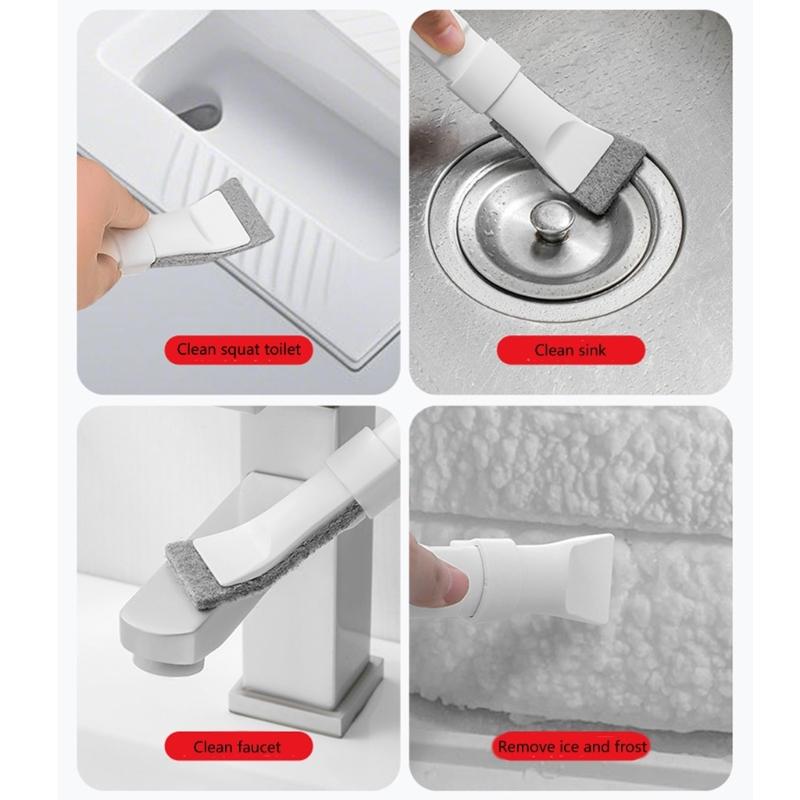 Precise Cleaning Brush Crevices Cleaner Scouring Pad Small Dirt Remover Tool For Corner Grout &Hard To Reach Area