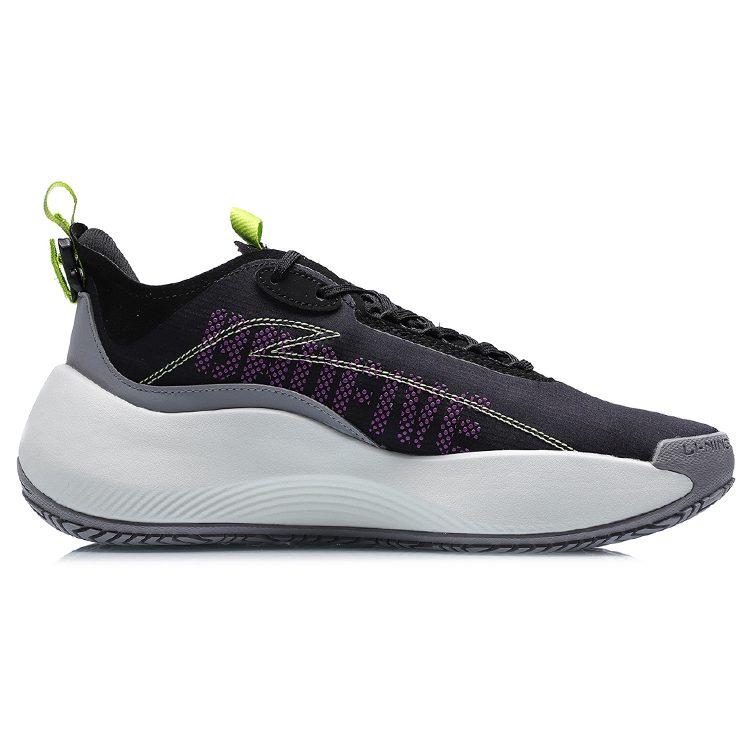Li Ning Badfive 1 Textil, Synthetikleder Dämpfung Rutschfest Abriebfest Atmungsaktiv Unterstützung Niedrig geschnitten AGBR001-1
